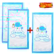 Smurfs Kid's Soft Hand Feel Printed Beach Towel 100% Cotton Bath/Pool/Beach Towel 70x140 cms - White&Blue (Buy 2 Get 1 Free) Smurfs Kid's Soft Hand Feel Printed Beach Towel 100% Cotton Bath/Pool/Beach Towel 70x140 cms - White&Blue (Buy 2 Get 1 Free)