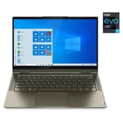 Lenovo Yoga 7 14ITL5 Laptop - Core i7 2.8GHz 16GB 1TB Shared Win10 14inch FHD Slate Grey English/Arabic Keyboard Lenovo Yoga 7 14ITL5 Laptop - Core i7 2.8GHz 16GB 1TB Shared Win10 14inch FHD Slate Grey English/Arabic Keyboard
