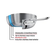 All-Clad 42006 D3 Stainless 0.5 Qt. Butter Warmer W/ Pour Lip, Silver All-Clad 42006 D3 Stainless 0.5 Qt. Butter Warmer W/ Pour Lip, Silver