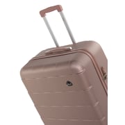 Senator 3pcs ABS Spinner Luggage Trolley Case Set Rose