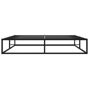 vidaXL Bed Frame Black Metal 160x200 cm vidaXL Bed Frame Black Metal 160x200 cm