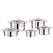 OMS 10pcs Celik Stainless Steel Cookware Set OMS 10pcs Celik Stainless Steel Cookware Set