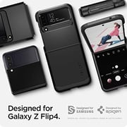 Spigen Tough Armor [hinge Protection] Designed For Galaxy Z Flip 4 Case Cover (2022) - Black