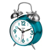 Sharp Spc851 Twin Bell Alarm Clock, Teal Sharp Spc851 Twin Bell Alarm Clock, Teal