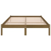 Vidaxl Bed Frame Honey Brown Solid Wood Pine 200x200 Cm Vidaxl Bed Frame Honey Brown Solid Wood Pine 200x200 Cm