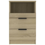 vidaXL Bedside Cabinets 2 pcs Sonoma Oak Engineered Wood vidaXL Bedside Cabinets 2 pcs Sonoma Oak Engineered Wood