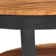 vidaXL Coffee Table 65x65x32 cm Solid Acacia Wood