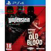 PS4 Wolfenstein The New Order & The Old Blood Double Pack Game PS4 Wolfenstein The New Order & The Old Blood Double Pack Game