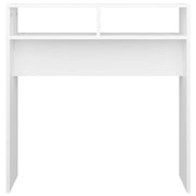 vidaXL Console Table White 78x30x80 cm Engineered Wood