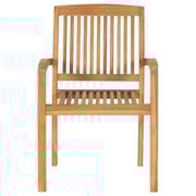 Vidaxl Stacking Garden Dining Chairs 2 Pcs Solid Teak Wood Vidaxl Stacking Garden Dining Chairs 2 Pcs Solid Teak Wood