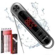 Iclanda Digital Meat Thermometer Fast & Precise Read - Reversible Led Display Silver Iclanda Digital Meat Thermometer Fast & Precise Read - Reversible Led Display Silver