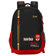 Skybag BPFIGE1BLK, Figo Extra 01 Unisex Black School Backpack 30 Litres