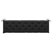Vidaxl Cushion For Swing Chair Black 200 Cm Fabric Vidaxl Cushion For Swing Chair Black 200 Cm Fabric