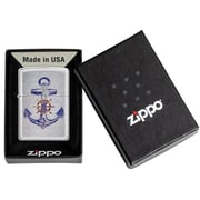 Zippo 49411 250 Anchor Design High Polish Chrome Windproof Lighter Zippo 49411 250 Anchor Design High Polish Chrome Windproof Lighter