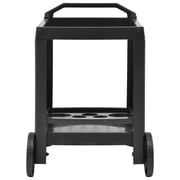 vidaXL Beverage Cart Anthracite 69x53x72 cm Plastic vidaXL Beverage Cart Anthracite 69x53x72 cm Plastic