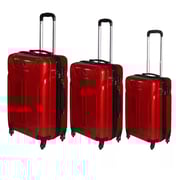 Highflyer Terminator Trolley Luggage Bag Red 3pc Set TH1609PPC3PC Highflyer Terminator Trolley Luggage Bag Red 3pc Set TH1609PPC3PC
