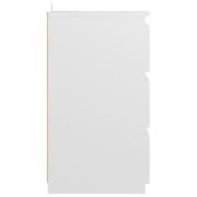 Vidaxl Bed Cabinet White 40x35x62.5 Cm Chipboard Vidaxl Bed Cabinet White 40x35x62.5 Cm Chipboard