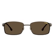 Carrera Rectanguler Brown Sunglasses For Men 8037/S VZHSP-58 Carrera Rectanguler Brown Sunglasses For Men 8037/S VZHSP-58
