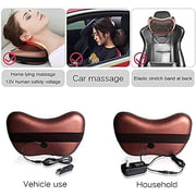 ULTIMAX Deep Tissue Kneading Massager for Shoulder, Neck Back Massager Massage Pillow with Heat, Leg, Lower Back, Muscle Pain Relief, Best Relaxation in Home Office and Car