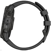 Garmin 0100254021 Fenix 7 Sapphire Solar Smart Watch 47mm Carbon Grey DLC Titanium With Black Band Garmin 0100254021 Fenix 7 Sapphire Solar Smart Watch 47mm Carbon Grey DLC Titanium With Black Band