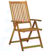 vidaXL Garden Reclining Chairs 4 pcs with Cushions Solid Acacia Wood vidaXL Garden Reclining Chairs 4 pcs with Cushions Solid Acacia Wood
