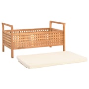 vidaXL Storage Bench 93x49x49 cm Solid Walnut Wood vidaXL Storage Bench 93x49x49 cm Solid Walnut Wood