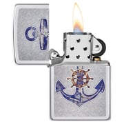 Zippo 49411 250 Anchor Design High Polish Chrome Windproof Lighter Zippo 49411 250 Anchor Design High Polish Chrome Windproof Lighter