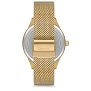 Omax Vintage Collection Gold Mesh Analog Watch For Unisex VC07G61A
