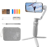 Zhiyun Compact Folding 3-Axis Smartphone Stabilizer Combo Pack White/Grey