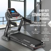 Sparnod Fitness Semi-Commercial Treadmill - Automatic Motorized Walking & Running Machine for Home Use - Foldable, Auto Incline- STC-4950 (4.5 HP AC Motor) Sparnod Fitness Semi-Commercial Treadmill - Automatic Motorized Walking & Running Machine for Home Use - Foldable, Auto Incline- STC-4950 (4.5 HP AC Motor)