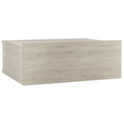 vidaXL Floating Nightstand Sonoma Oak 40x30x15 cm Engineered Wood vidaXL Floating Nightstand Sonoma Oak 40x30x15 cm Engineered Wood
