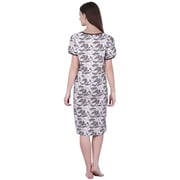Soko Mesh Ladies Printed Nighty Brown Extra Large Soko Mesh Ladies Printed Nighty Brown Extra Large