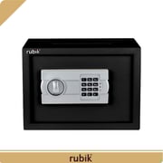 Rubik Electronic Digital Safe Box with Cash Deposit Drop-In Slot on Top A4 Document Size (25x35x25cm) Black Rubik Electronic Digital Safe Box with Cash Deposit Drop-In Slot on Top A4 Document Size (25x35x25cm) Black