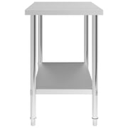 vidaXL Kitchen Work Table 100x60x85 cm Stainless Steel vidaXL Kitchen Work Table 100x60x85 cm Stainless Steel
