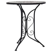 vidaXL Mosaic Bistro Table Grey 61cm Ceramic vidaXL Mosaic Bistro Table Grey 61cm Ceramic