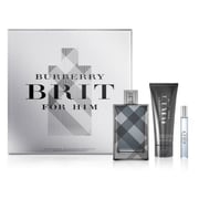 Burberry Brit Gift Set For Men (Burberry Brit 100ml EDT + After Shave Balm 100ml + Vap De Sac 7.5ml)