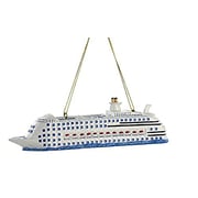 Kurt Adler Cruise Ship Christmas Ornament- KSA A1581 Kurt Adler Cruise Ship Christmas Ornament- KSA A1581