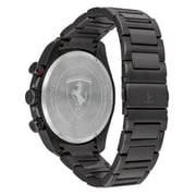 Scuderia Ferrari Speedracer Quartz Black Stainless Steel Watch For Men 830654