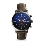 Fossil FS5378 Townsman 44mm Chronograph Gray Leather Watch Fossil FS5378 Townsman 44mm Chronograph Gray Leather Watch
