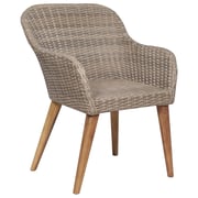 Vidaxl Outdoor Chairs With Cushions 2 Pcs Poly Rattan Brown Vidaxl Outdoor Chairs With Cushions 2 Pcs Poly Rattan Brown