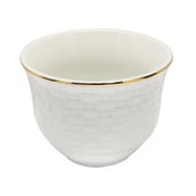 Royalford 12-piece Fine Porcelain Cawa Cup Set Elegant Golden Rim Royalford 12-piece Fine Porcelain Cawa Cup Set Elegant Golden Rim