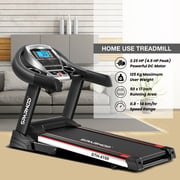 Sparnod Fitness Sth-4100 (4.5 Hp Peak) Automatic Treadmill (free Installation Service) - Foldable Motorized Walking & Running Machine For Home Use - With Massager & Auto Incline