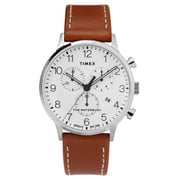 Timex TW2T28000 The Waterbury Quartz Brown Leather Watch Men Timex TW2T28000 The Waterbury Quartz Brown Leather Watch Men