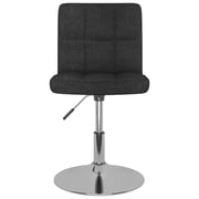 Vidaxl Swivel Dining Chairs 2 Pcs Black Fabric Vidaxl Swivel Dining Chairs 2 Pcs Black Fabric