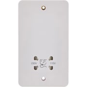 Schneider Electric Lisse - Shaver Socket - 115-230 V - White Schneider Electric Lisse - Shaver Socket - 115-230 V - White