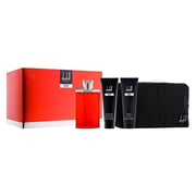 Dunhill Desire Red Gift Set For Men (Dunhill Desire Red 100ml EDT + 90ml Shower Gel + 90ml After Shave Balm + Bag)