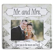 Banberry Designs Wedding Picture Frame - Mr. & Mrs. Picture Frame With I Love You To The Moon And Back - Husband - Wife - Wedding Gift - 4 X 6 Photo Frame Banberry Designs Wedding Picture Frame - Mr. & Mrs. Picture Frame With I Love You To The Moon And Back - Husband - Wife - Wedding Gift - 4 X 6 Photo Frame