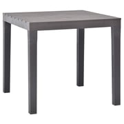 vidaXL Garden Table Mocca 78x78x72 cm Plastic vidaXL Garden Table Mocca 78x78x72 cm Plastic