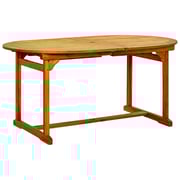 Vidaxl Garden Dining Table (160-240)x100x75 Cm Solid Acacia Wood Vidaxl Garden Dining Table (160-240)x100x75 Cm Solid Acacia Wood