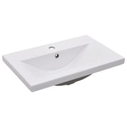 vidaXL Built-in Basin 61x39.5x18.5 cm Ceramic White vidaXL Built-in Basin 61x39.5x18.5 cm Ceramic White